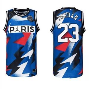 jordan x psg basketball jersey